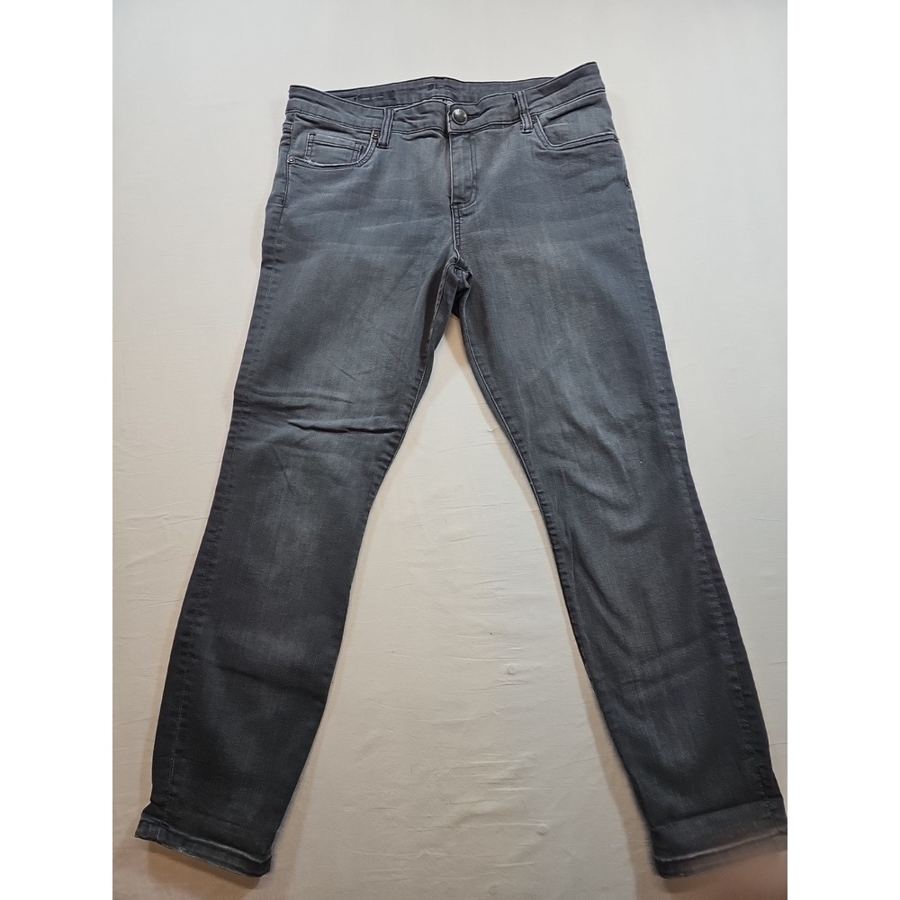 KUT From The Kloth Connie Ankle Skinny Womens 12 Denim Jeans Gray
